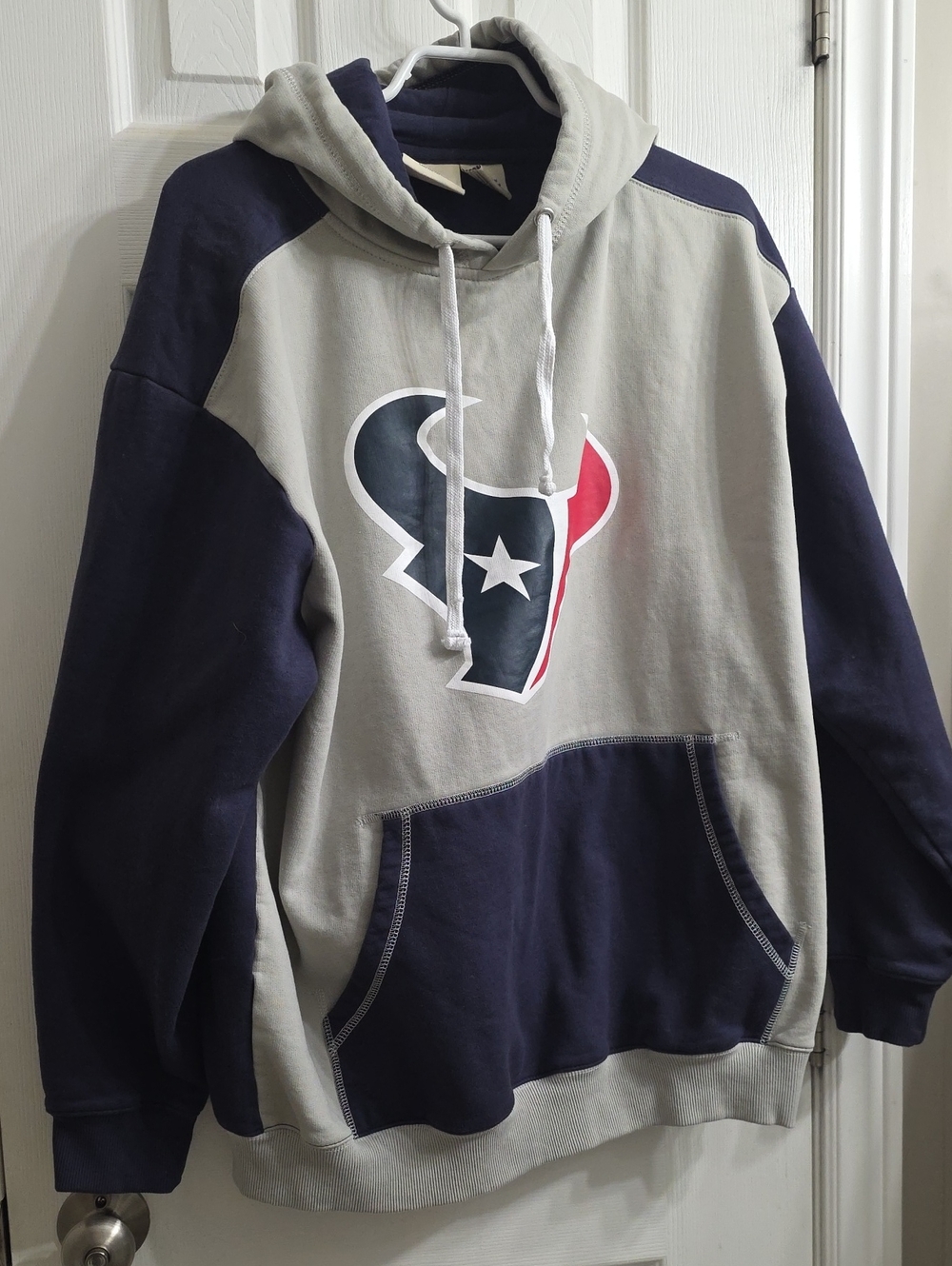 Houston Texans NFL Football Colorblock Pullover Hoodie Sweatshirt